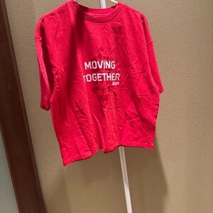 We The Free Red "Moving Together 2024" Short-Sleeve Tee